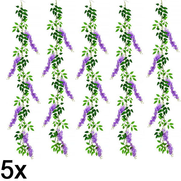 5x Visokokvalitetni svileni cvetovi| WISBLOOM